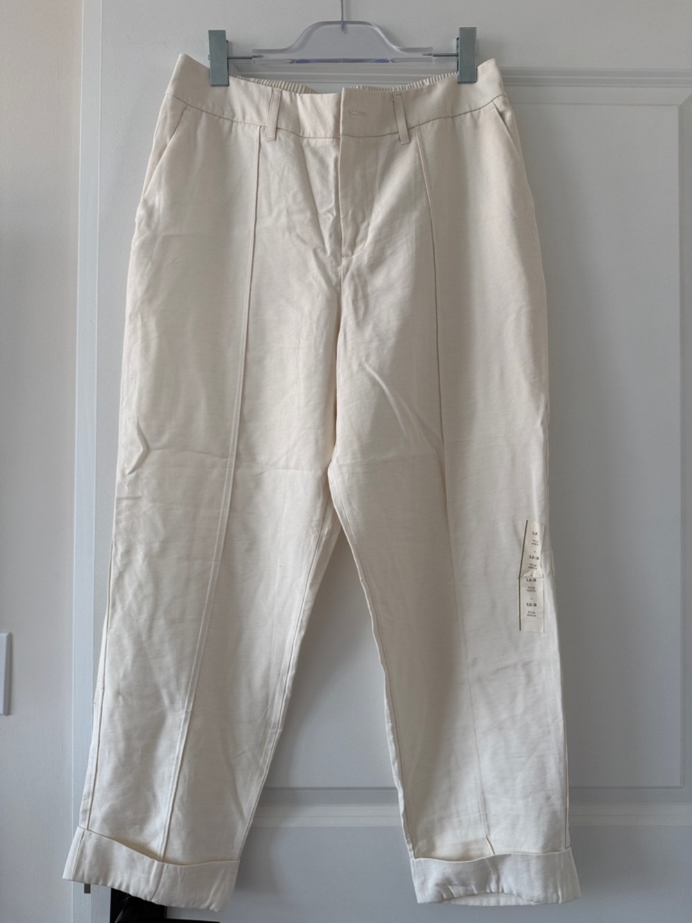 Men's Cream Chino Trousers - Unbranded